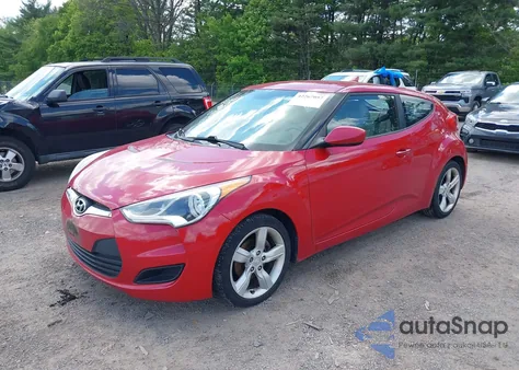 2012 Hyundai Veloster Base W/Gray z USA, uszkodzony, nr VIN KMHTC6AD7CU036446